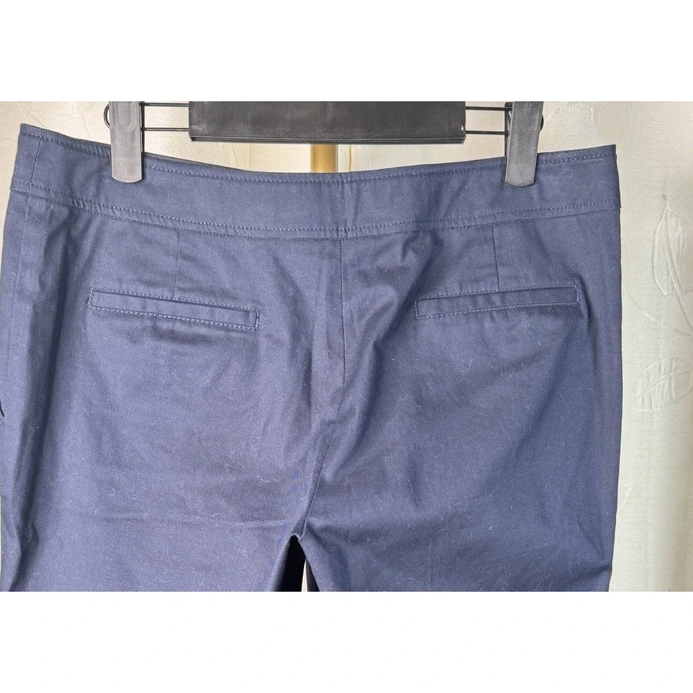 Tory Burch Trendy Straight Leg Cuffed Stretch Trousers, Size 8, NWT, MSRP $265